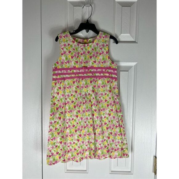 Lilly Pulitzer Girls Scalloped Dress Size 6 - Picture 1 of 3